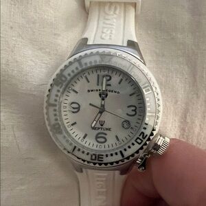 Swiss Legend White Neptune Sport Watch
